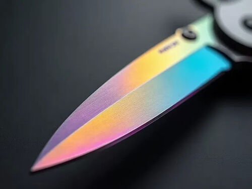 Laatste bedrijf blog Over Elevate Your Blade lanceert aangepaste titanium anodisatie service